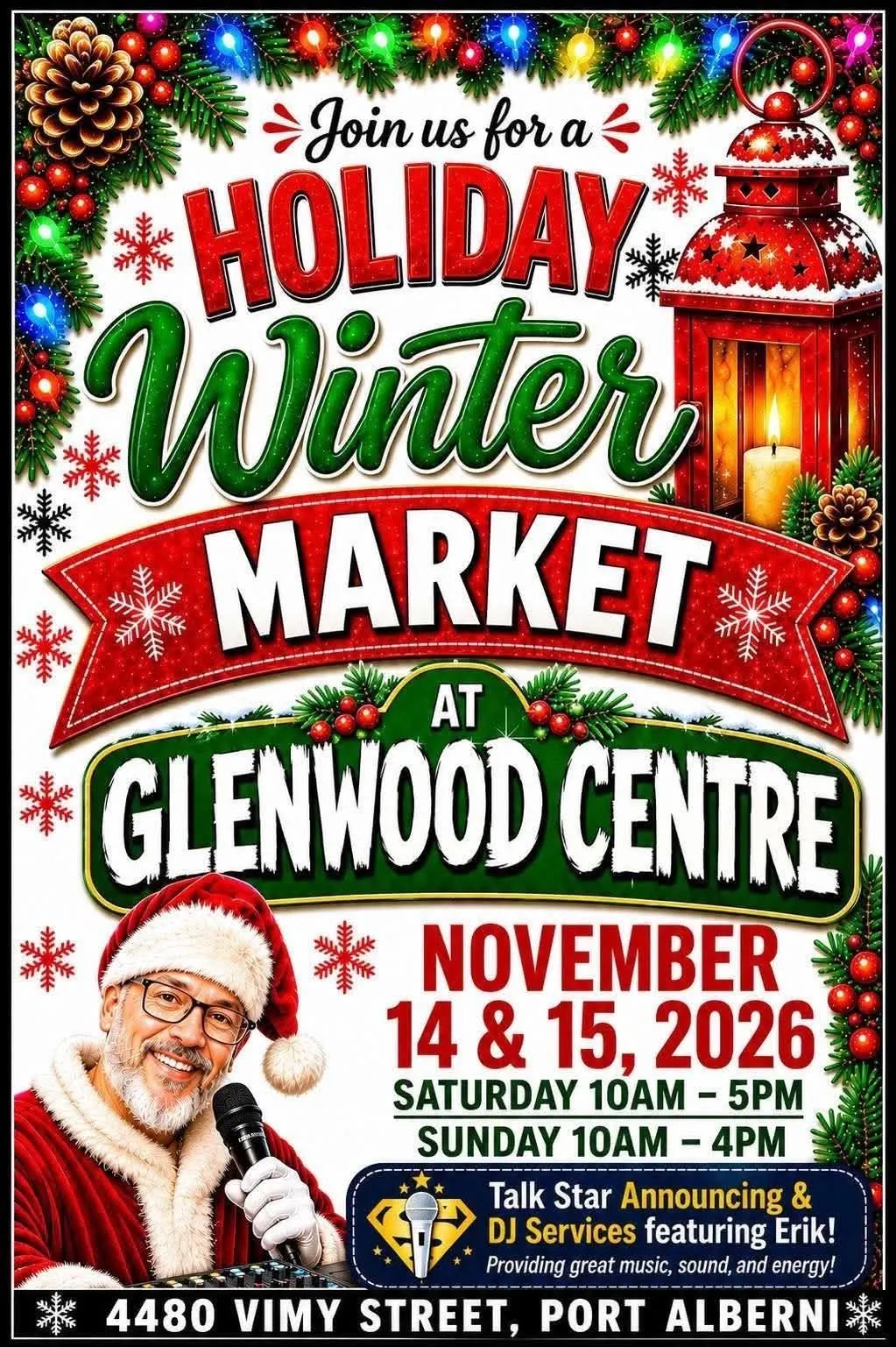 Poster for Holiday Winter Market