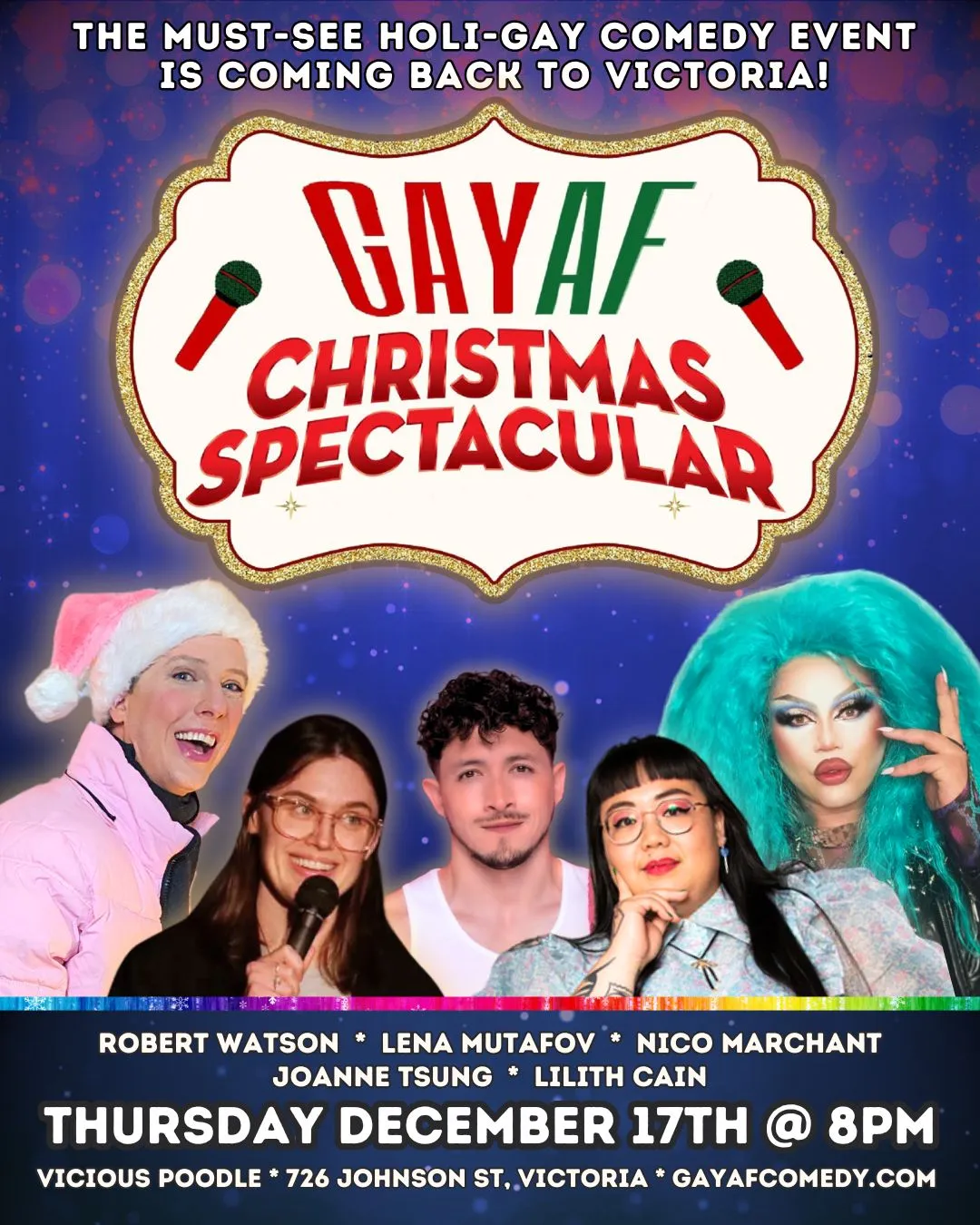 Poster for Gay AF Christmas Spectacular!
